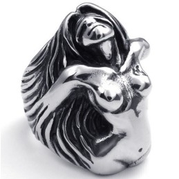 Bague En Titane De Haute Qualité, Design Attrayant, Couleurs Délicates
