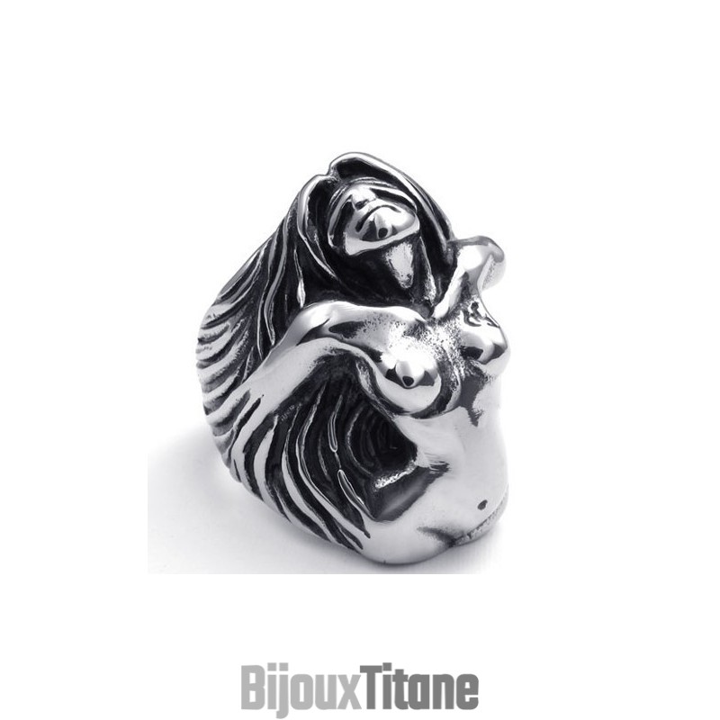 Bague En Titane De Haute Qualité, Design Attrayant, Couleurs Délicates Bague En Titane De Haute Qualité, Design Attrayant, Couleurs Délicates
