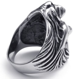 Bague En Titane De Haute Qualité, Design Attrayant, Couleurs Délicates