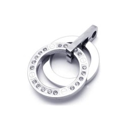 Collier Avec Pendentif En Argent Et Titane Pur Pour Homme (Neuf)