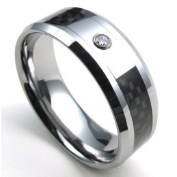 Bague En Titane Élégante, Couleur Brillante, Longue Histoire