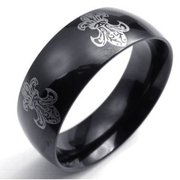 Bague En Titane De Belle Conception, Couleurs Délicates, Excellente Qualité