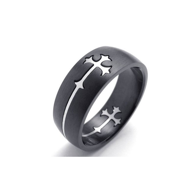 Bague En Titane De Haute Qualité Aux Couleurs Délicates Et Au Design Astucieux Bague En Titane De Haute Qualité Aux Couleurs Délicates Et Au Design Astucieux