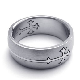 Bague En Titane De Haute Qualité, Design Astucieux, Couleur Brillante
