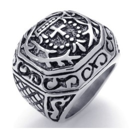 Bague En Titane De Haute Qualité, Fabrication Soignée Et Brillante