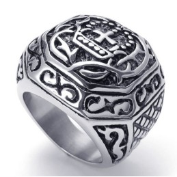 Bague En Titane De Haute Qualité, Fabrication Soignée Et Brillante