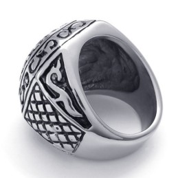 Bague En Titane De Haute Qualité, Fabrication Soignée Et Brillante