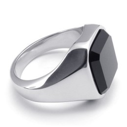 Bague En Titane D'Excellente Qualité, Couleur Brillante Et Finement Traitée