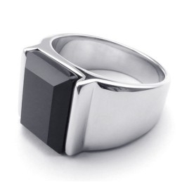Bague En Titane De Différents Styles, Couleur, Brillance, Qualité Stable