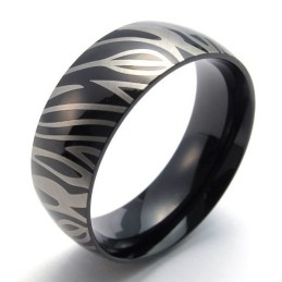 Bague En Titane De Qualité Stable, Motifs Tendance, Couleurs Délicates