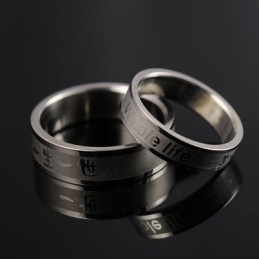 Bague De Couple « Love You For Life »