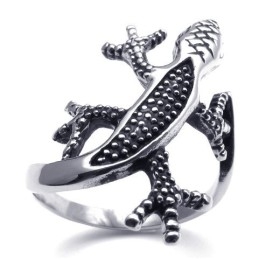Bague En Titane Au Design Attrayant Et Aux Couleurs Délicates Pour Une Longue Histoire