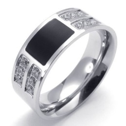 Bague En Titane Au Design Magnifique Et Aux Couleurs Éclatantes Pour Une Longue Histoire