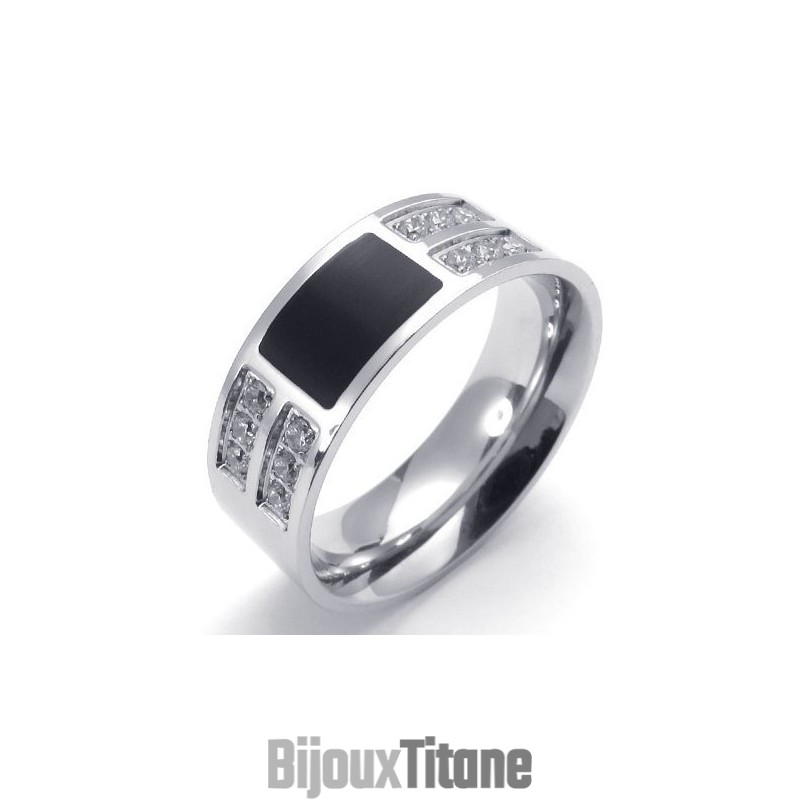 Bague En Titane Au Design Magnifique Et Aux Couleurs Éclatantes Pour Une Longue Histoire