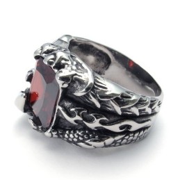 Bague En Titane Au Design Luxueux Et Aux Couleurs Magnifiques, D'Excellente Qualité