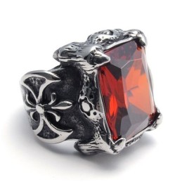 Bague En Titane De Fabrication Habile, Belle Couleur, Qualité Fiable