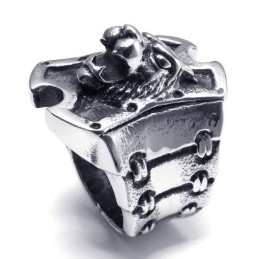 Bague En Titane Au Design Attrayant Et Aux Couleurs Délicates, Durable À Utiliser