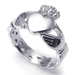 Magnifique Design, Couleur Brillante, La Reine De La Bague En Titane De Qualité