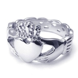 Magnifique Design, Couleur Brillante, La Reine De La Bague En Titane De Qualité