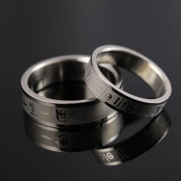 Bague De Couple « Love You For Life »