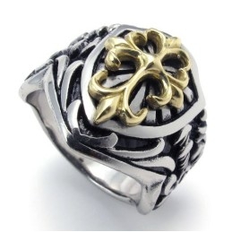 Bague En Titane De Qualité Supérieure, Motifs Tendance, Couleurs Éclatantes