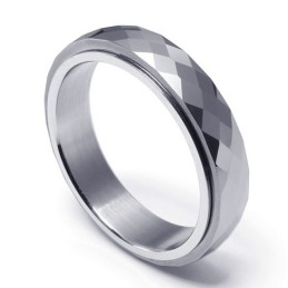 Fabrication Habile Couleur Brillance Le Roi De La Quantité Bague En Titane