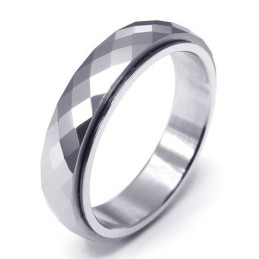 Fabrication Habile Couleur Brillance Le Roi De La Quantité Bague En Titane