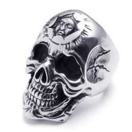 Bague En Cuir Titane D'Excellente Qualité, Aux Couleurs Délicates Et Finement Travaillées