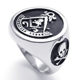 Bague En Titane De Qualité Supérieure, Motifs Tendance, Couleurs Délicates