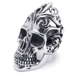Bague En Titane À Motifs Tendance, Couleur Brillante, Réputation Fiable