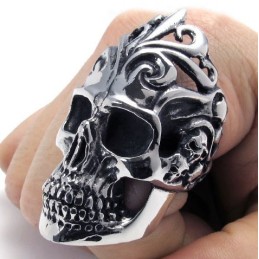 Bague En Titane À Motifs Tendance, Couleur Brillante, Réputation Fiable