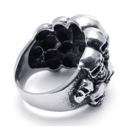 Bague En Titane De Qualité Supérieure, Design Moderne Et Brillant