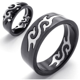 Bague En Titane Durable Et Aux Couleurs Délicates De Dernière Technologie
