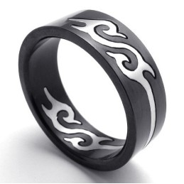 Bague En Titane Durable Et Aux Couleurs Délicates De Dernière Technologie