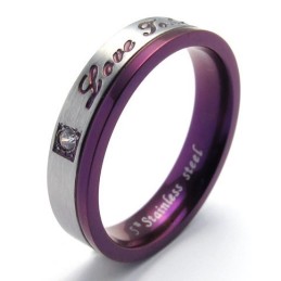 Technologie Sophistiquée Belles Couleurs Bague En Titane De Qualité Supérieure