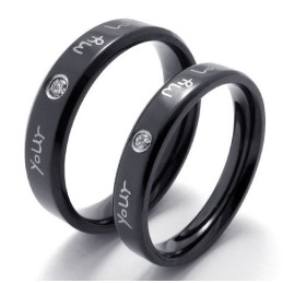 Bague En Titane De Qualité Supérieure Aux Couleurs Délicates Et Au Design Astucieux