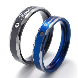 Bague En Titane De Haute Qualité, Design Astucieux Et Couleurs Magnifiques