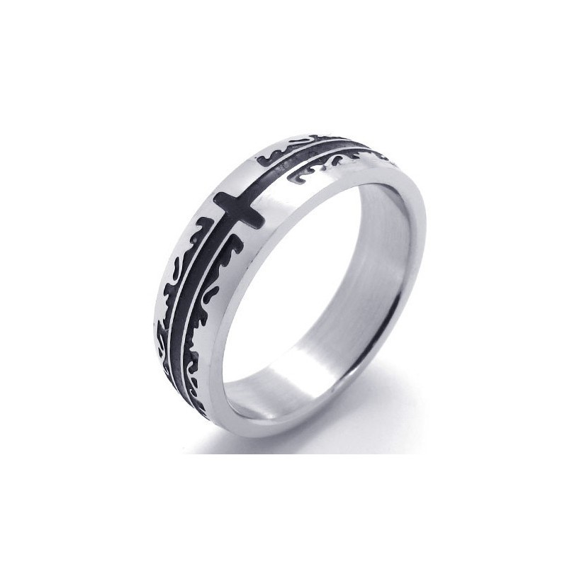 Bague En Titane À Motifs Tendance, Couleur Brillante, Qualité Fiable Bague En Titane À Motifs Tendance, Couleur Brillante, Qualité Fiable