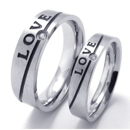 Bague En Titane Au Design Magnifique Et À La Couleur Éclatante Pour Une Réputation Durable