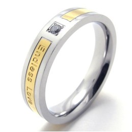 Bague En Titane De Qualité Supérieure, Design Astucieux Et Couleurs Magnifiques