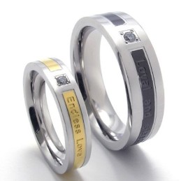 Bague En Titane De Qualité Supérieure, Design Astucieux Et Couleurs Magnifiques