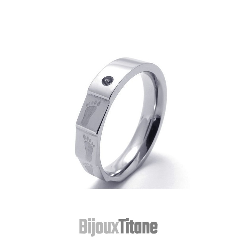 Bague En Titane À Motifs Tendance, Couleur Brillante, Durable À Utiliser Bague En Titane À Motifs Tendance, Couleur Brillante, Durable À Utiliser