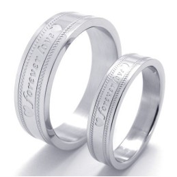 Bague En Titane Élégante Et Brillante Pour Une Excellente Réputation Au Pays Et À L'Étranger