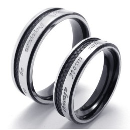 Bague En Titane De Qualité Supérieure Aux Couleurs Délicates Et Au Design Astucieux