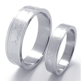 Fabrication Habile, Brillance Des Couleurs Pour Gagner Les Éloges Chaleureux Des Clients Bague En Titane