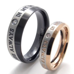Belle Conception Belles Couleurs Excellente Qualité Bague En Titane