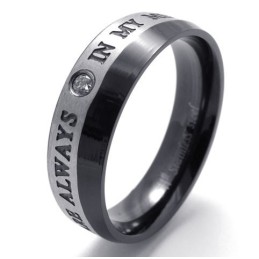 Bague En Titane De Qualité Supérieure, Design Astucieux Et Éclat Des Couleurs
