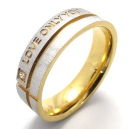 Bague En Titane De Forme Élégante Et De Belles Couleurs, De Qualité Stable