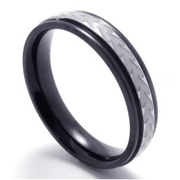 Technologie Sophistiquée Couleurs Délicates Le Roi De La Quantité Bague En Titane