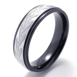 Bague En Titane De Qualité Supérieure, Design Astucieux Et Couleurs Délicates